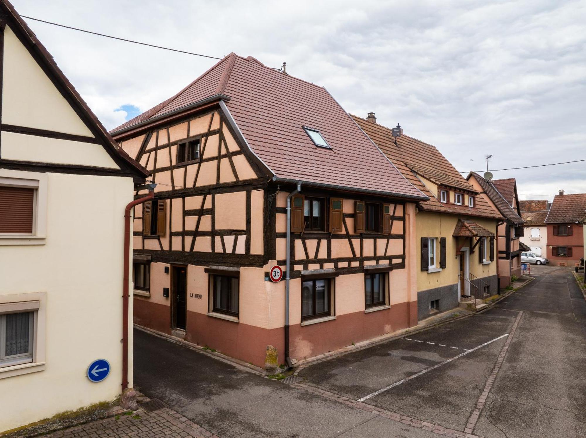 Guémar La Ruine - Gite D'Alsace Jusqu'A 10 Personnes Avec Spa Interieur מראה חיצוני תמונה